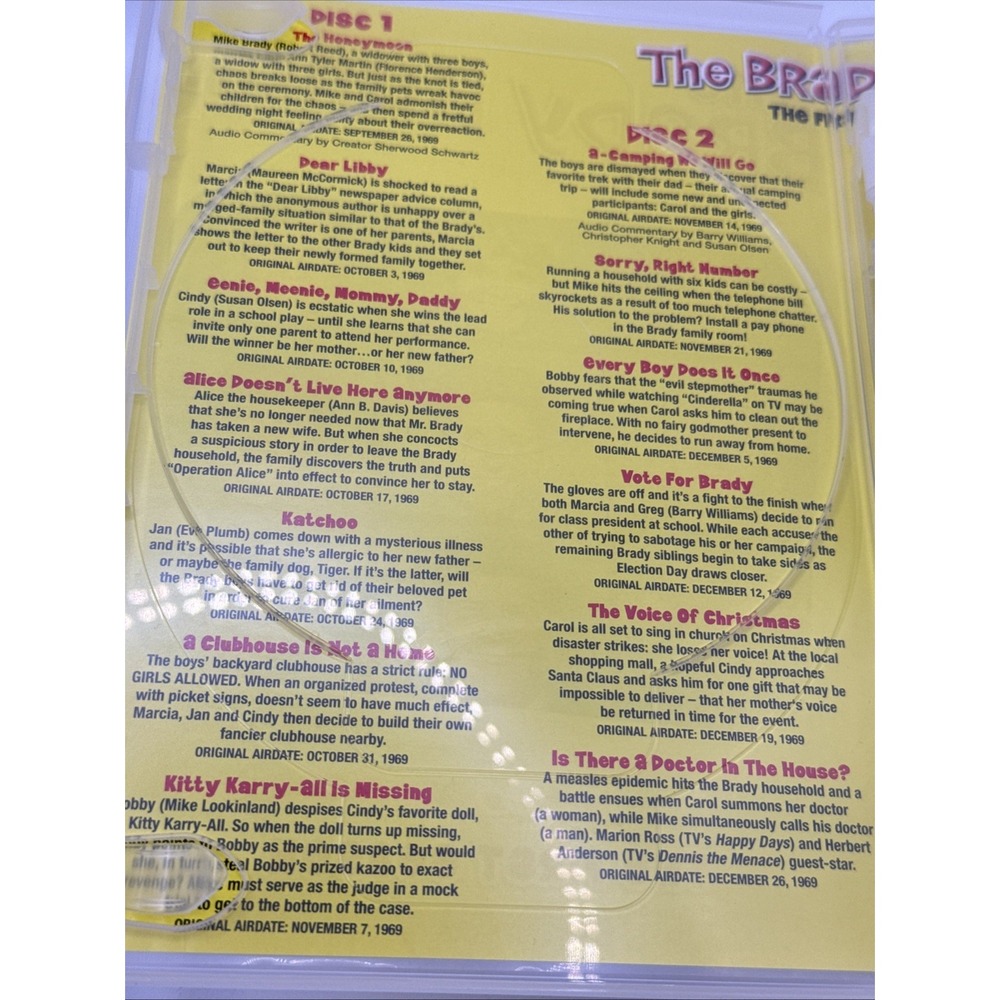 Brady Bunch:‎ Complete First Season (DVD) - Picture 3 of 4
